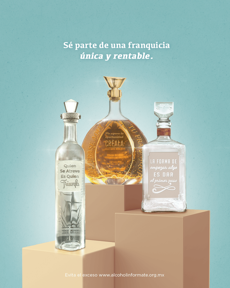 franquicias tequila don ramon personalizado