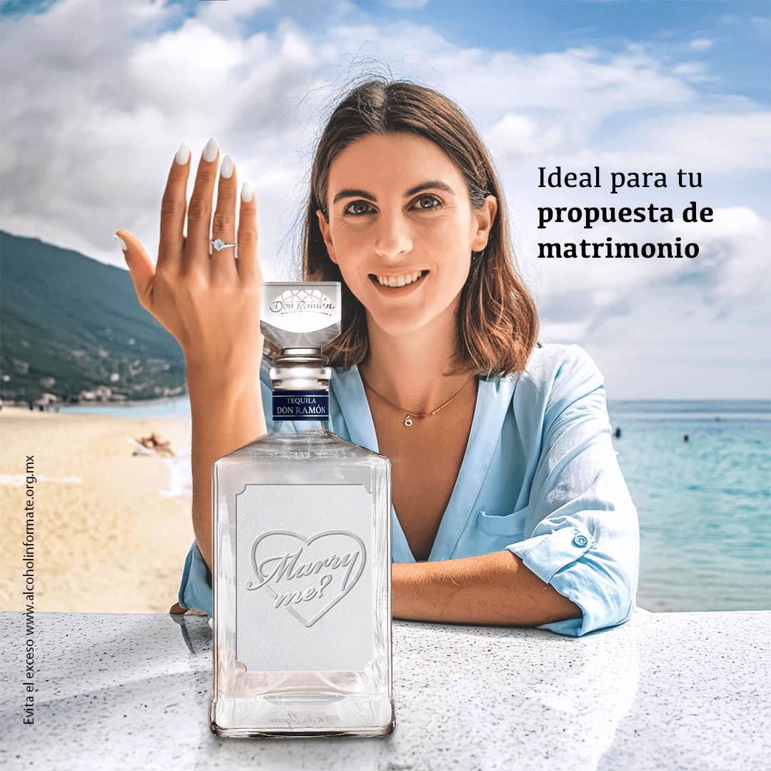 como proponer matrimonio con tequila don ramon personalizado