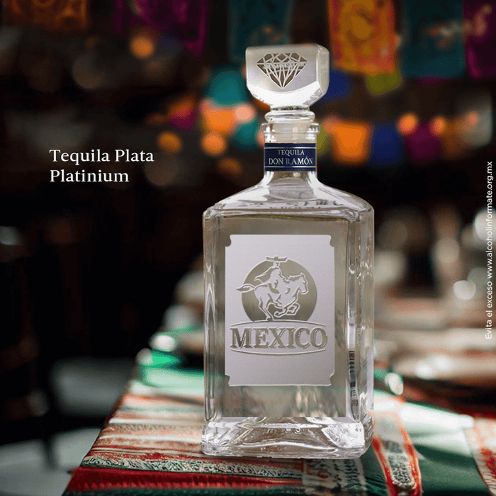 tequila plata platinium don ramon personalizado